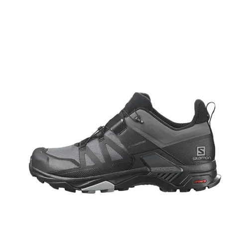Salomon X Ultra 4 Износостойкий и Водонепроницаемый Низкий Топ Походная обувь Мужская