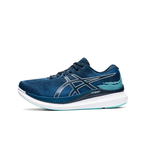 Asics Glideride 3 Low Топ Беговые кроссовки Мужской Синий Удобный