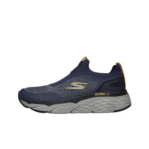 Skechers MAX CUSHIONING ELITE Низкий Топ Беговые кроссовки Мужские Темно-синие