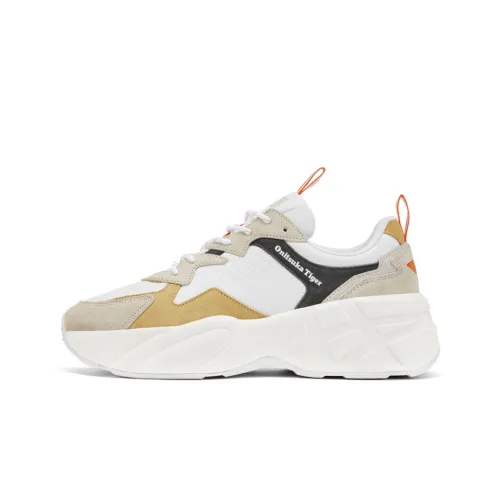 Onitsuka Tiger PLEAKER Slip-resistant Abrasion-resistant Low Top Casual Unisex CAMEL White -> Onitsuka Tiger PLEAKER Противоскользящий Устойчивый к истиранию Низкий Топ Повседневный Унисекс КАМЕЛ Белый