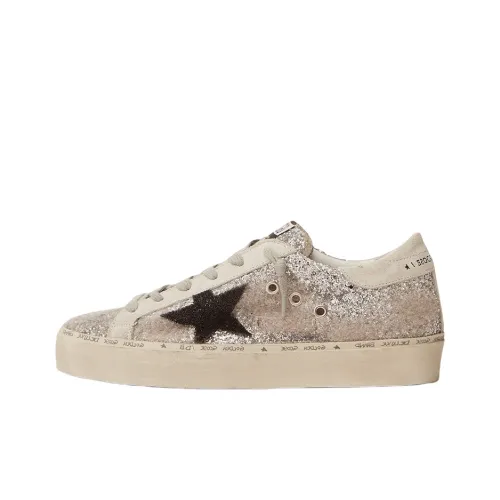 Golden Goose Hi Star Стильные Скейтбординги Женские Серебряные