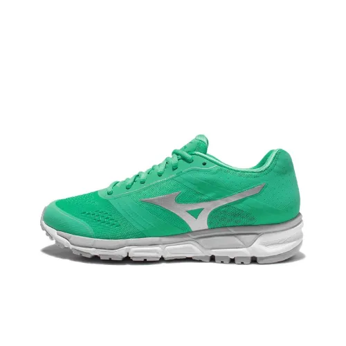 Mizuno Synchro M Synchro M Low Топ Беговые кроссовки Женские Зеленый белый