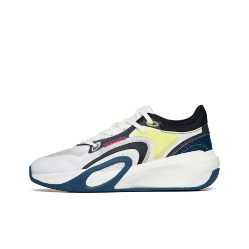 ANTA Life Collection Низкие Кроссовки для Скейтбординга Мужские Белые Черные Желтые