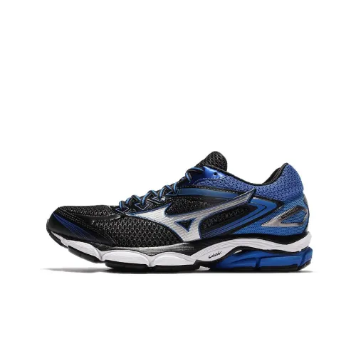 Mizuno Ultima 8 Wave Устойчивые к истиранию Низкие Кроссовки для Бега Мужские Черные Синие