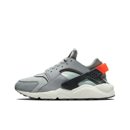 Nike Air Huarache Амортизаторы Shock противоскользящие устойчивые к истиранию легкие низкий топ беговые кроссовки мужские серый черный