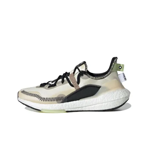 Adidas ULT Шокаблоки Устойчивые к истиранию Низкий Топ Повседневные Беговые кроссовки Унисекс Бежево-черный