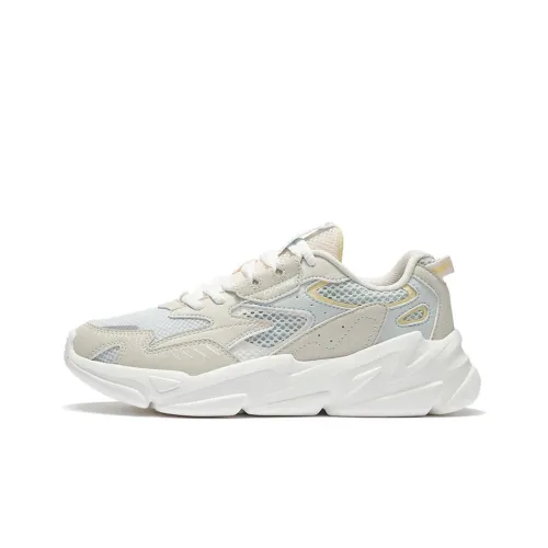 LINING Quiet Shadow Низкий Топ Спортивная Повседневная Обувь Женская Жемчужно-Белый