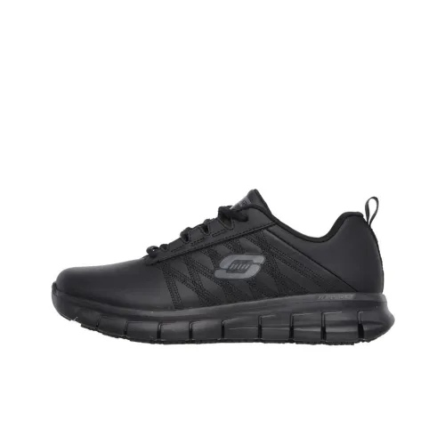 Skechers Relaxed Fit SURE Track Erath SR Low Топ Повседневная обувь Женская Черная