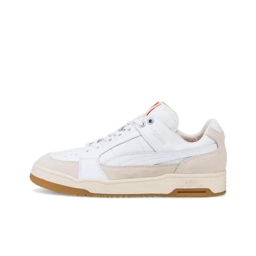 AMIPARIS X PUMA Slipstream Low Износостойкий и Легкий Низкий Топ Скейтборд Кроссовки Унисекс Белый Серый