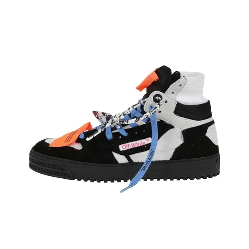 OFF Белый OFF COURT Высокий Топ Стильный Скейтбординг Мужской Черный Белый