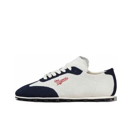 MARNI Pebble Низкий Топ Повседневная Обувь Женская Синяя Белая