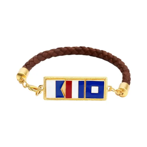 Kiel James Patrick Хлопок лен смесь ткань для браслета вязаный браслет унисекс