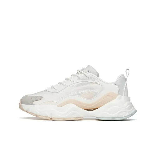 ANTA Millennium Амортизаторы Slip-on Устойчивый к истиранию Низкий Топ Спортивная Повседневная Обувь Женская Белый Серый Коричневый