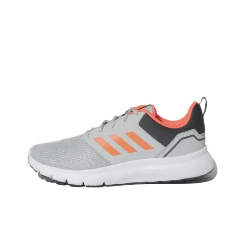 Adidas AXELATE Износостойкий и Легкий Низкий Топ Беговые кроссовки Мужские Серый Оранжевый