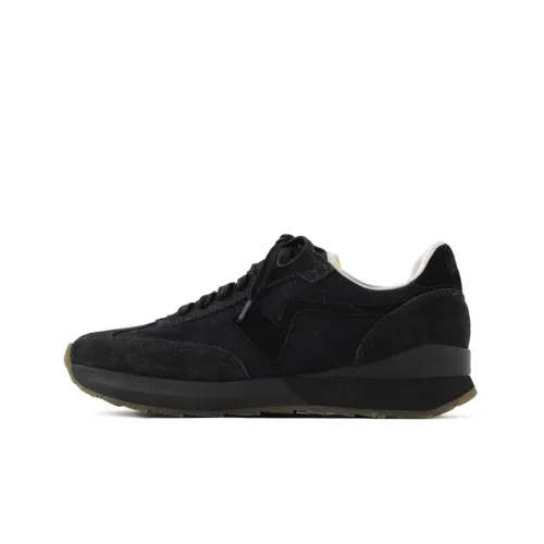Visvim Runner Устойчивый к истиранию Низкий Топ Повседневная обувь Мужская Черная