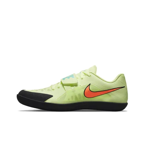 nike Zoom Rival Амортизаторы Slip-resistant Abrasion-resistant Низкий топ Марафон Беговые кроссовки Unisex Желтый Оранжевый