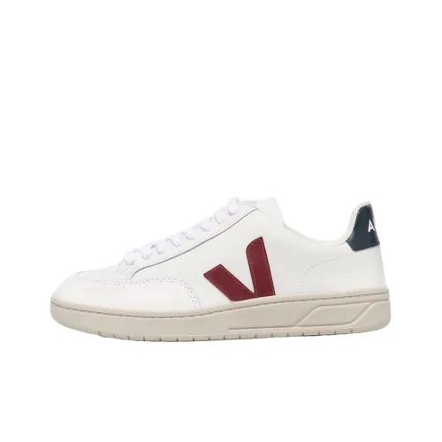VEJA V 12 Low Топ Скейтборд Кроссовки Унисекс Белый Красный