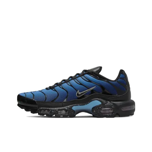 Nike Air Max Plus Low Топ Беговые кроссовки Мужские Синий Черный