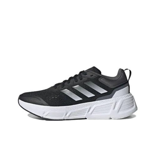 Adidas Questar Slip Resistant Abrasion Resistant Breathable Low-Top Casual Running Shoes Men's Black White
