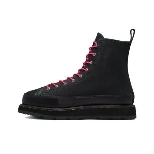 Converse Chuck Taylor All Star Crafted Boot High Top Casual Shoes Unisex Black Конверс Чук Тейлор Ол Стар Крафтед Бот Хай Топ Повседневная Обувь Унисекс Черный