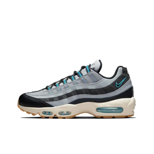 Nike Air Max 95 Low Топ Повседневные Беговые Кроссовки Мужские Синие Серые 1