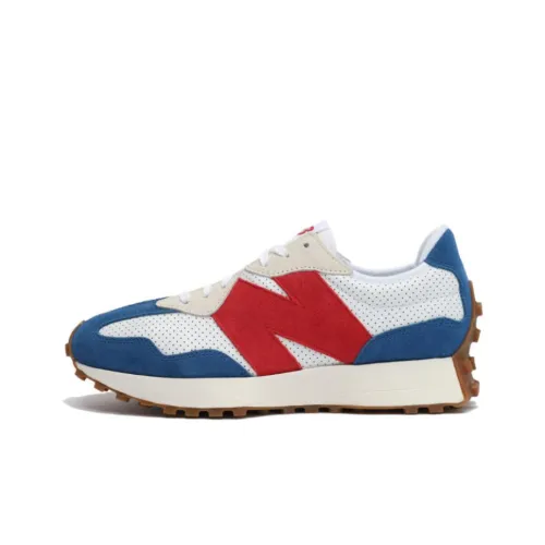 New Balance NB 327 Low Топ Повседневная обувь Мужская Белый Синий Красный