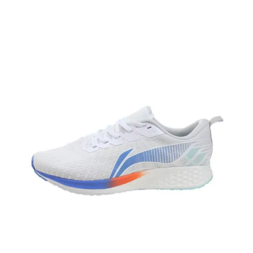 LINING Red Hare 4 Амортизаторы Устойчивые к истиранию Низкий Топ Беговые кроссовки Мужские Белые