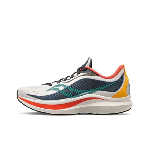 Saucony Endorphin Speed 2 Speed 2 Low Топ Беговые кроссовки Мужской Белый черный оранжевый