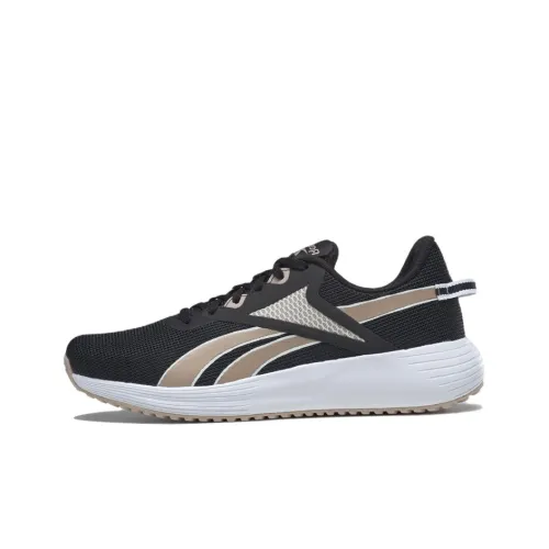 Reebok Lite Plus 3 Устойчивые к истиранию Дышащие Низкие Беговые кроссовки Женские Черные Коричневые