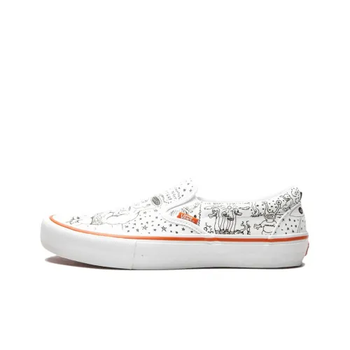 Vans Slip On Series Скейтборд Кроссовки Низкие Унисекс