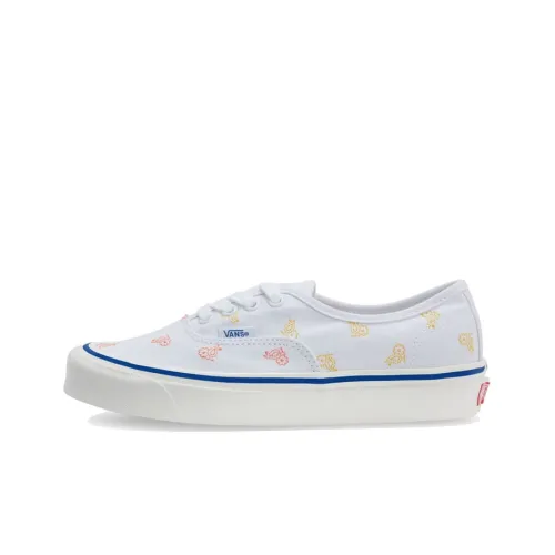 VANS Authentic Low Top Скейтборд Кроссовки Унисекс Белые