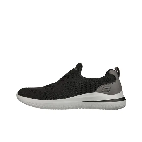 Skechers Delson 3,0 Fairfield Low Топ Повседневная обувь Мужская Черная