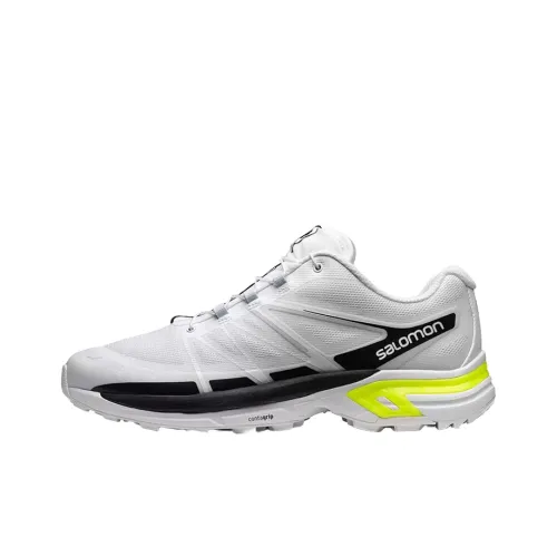 SALOMON XT Wings 2 Амортизаторы Противоскользящие Устойчивые к истиранию Низкий Топ Уличная Обувь Унисекс Белый