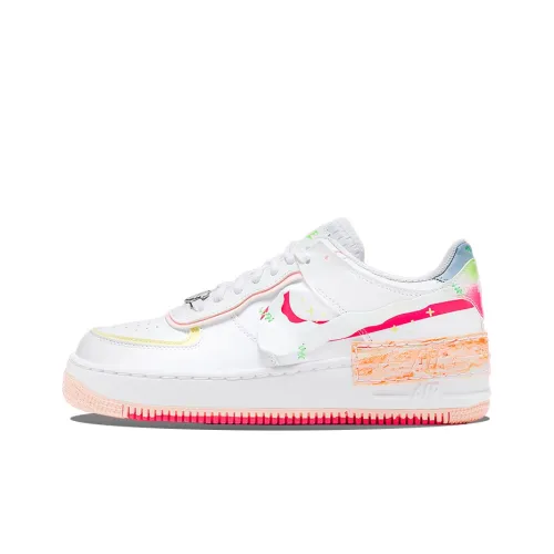 Nike Air Force 1 Shadow Low Топ Скейтборд Кроссовки Женские Белые