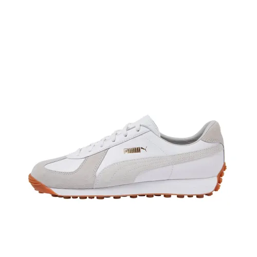 PUMA Army Trainer Rider Low Топ Кэжуал Унисекс Серый Белый