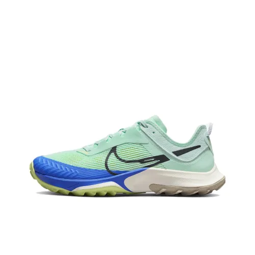 Nike Air Zoom Terra Kiger 8 Low Топ Беговые кроссовки Женские Синий Зеленый