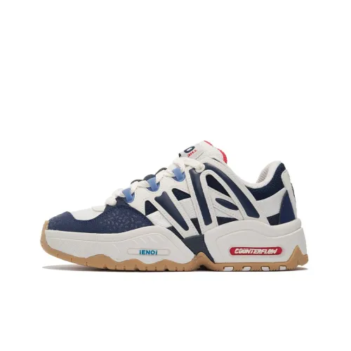 LINING Yi 2,0 Yù 2,0 Low Топ Спортивная Повседневная Обувь Мужская Белый Синий