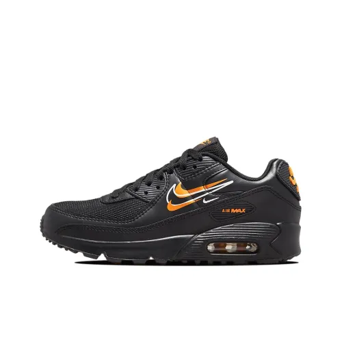 Nike Air Max 90 Low Топ Беговые кроссовки Мужской Черный