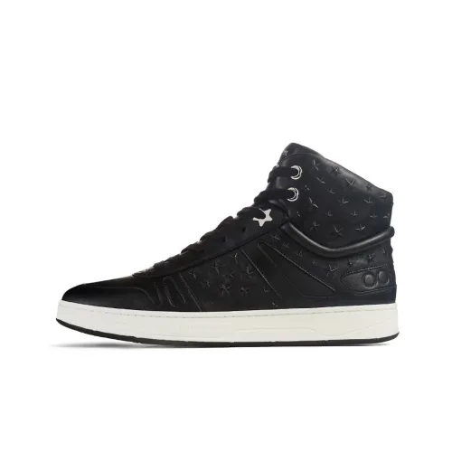 Jimmy Choo Hawaii Высокие Топы Стильные Скейтбординги Мужские Черные