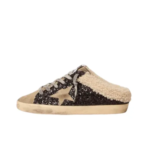 Golden Goose Супер Звезда Sabot Стильные Скейтбординги Женские Черный