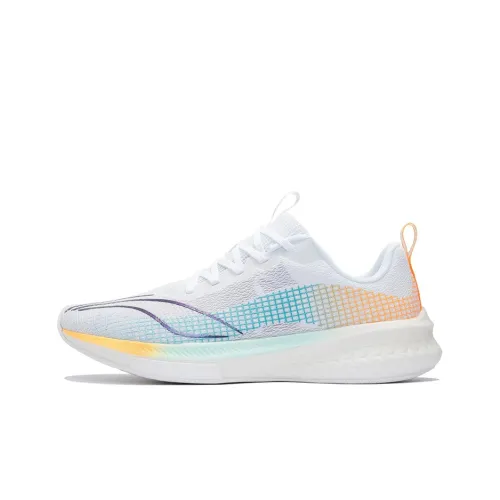 LINING Red Hare 5 Pro Амортизирующие подошва Устойчивая к истиранию Низкий топ Беговые кроссовки Мужские Белые