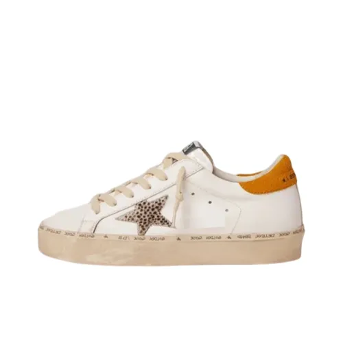 Golden Goose Hi Star Low Топ Стильные Скейтбординги Женские Белые Состаривание Позиционирование Стиля