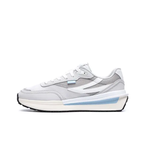 FILA Renno Low Топ Casual Мужской Белый Серый