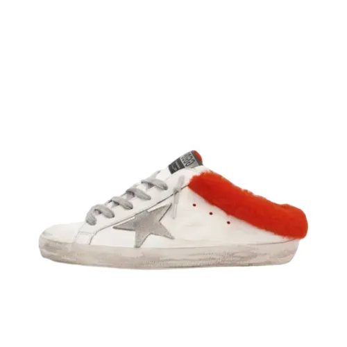Golden Goose Супер Звезда Sabot Стильные Скейтбординги Женские Белые