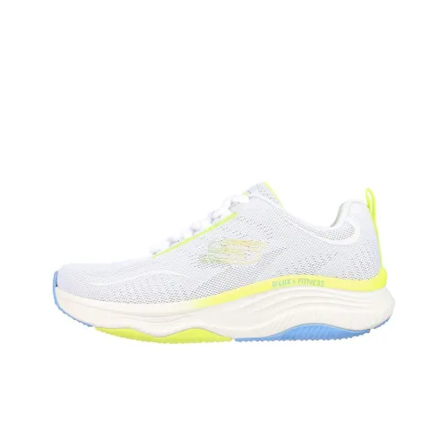 Skechers D'lux Fitness Низкий Топ Повседневная Обувь Женская Белая