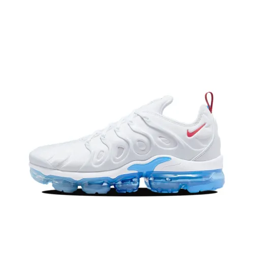 Nike Vapormax Plus Low Топ Беговые кроссовки Мужские Белый Синий