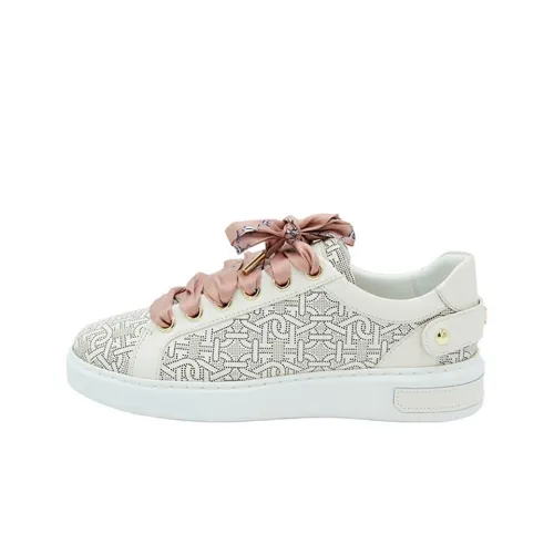 BALLY Malya Low Топ Кроссовки для скейтбординга Женские Белые Красные