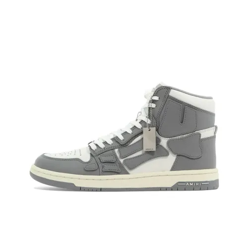 AMIRI Skel Топ Hi High Топ Стильные Скейтбординги Мужской Серый