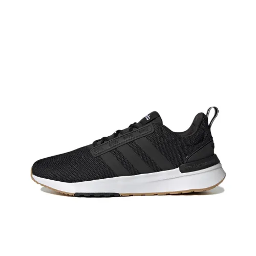 ADIDAS NEO Racer TR21 Дышащий Устойчивый к истиранию Низкий Топ Повседневные Беговые кроссовки Мужские Черные