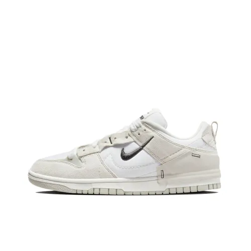Nike Dunk Disrupt 2 Low Топ Скейтборд Кроссовки Женские Серый Белый
